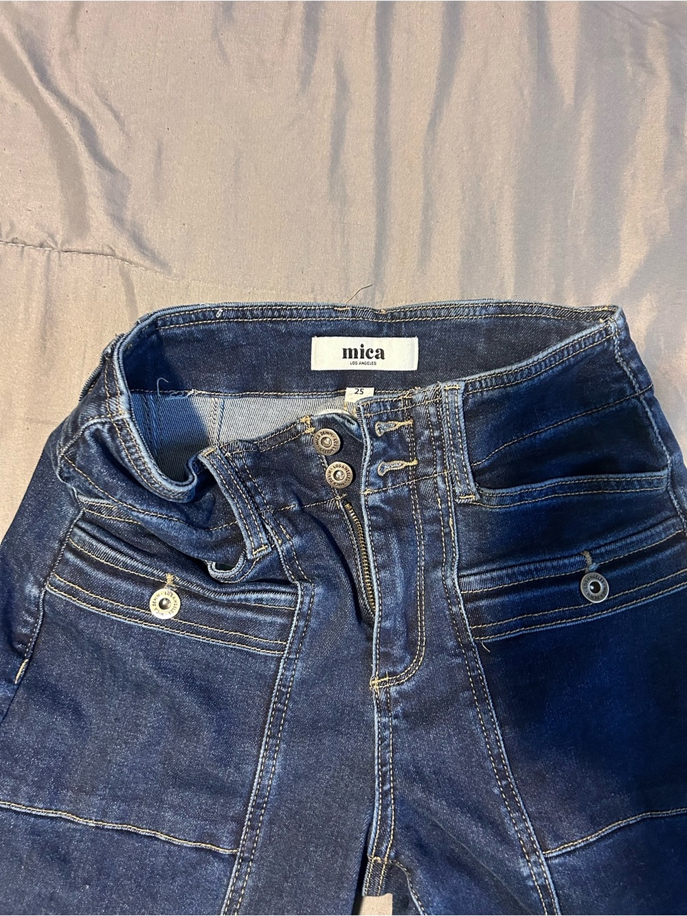 Mica High-Rise Dark Indigo Jeans for Women